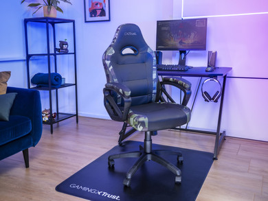 Trust GXT 701C RYON Sedia per gaming universale Seduta imbottita Nero, Mimetico