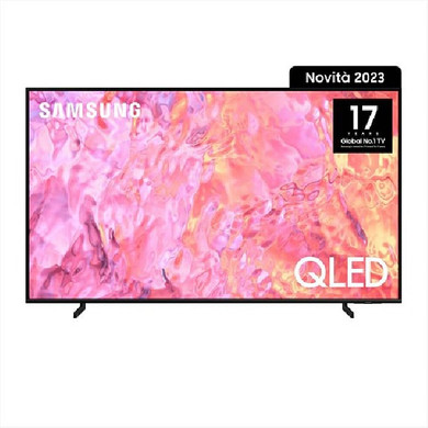 Samsung Series 6 TV QE75Q60 QLED 4K, Smart TV 75" Processore Quantum 4K Lite, OTS Lite, Black
