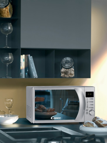 Candy Smart CMG2071DS Superficie piana Microonde con grill 20 L 700 W Argento