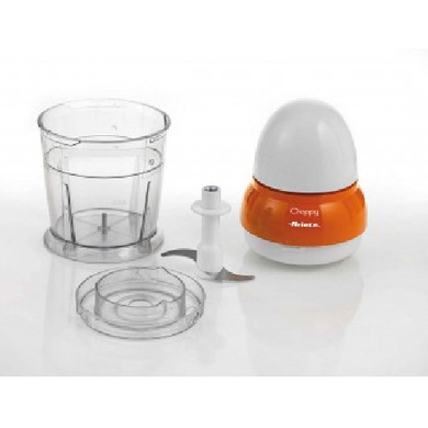 Ariete 1836 Choppy - Tritatutto con lame in Acciaio Inox - si avvia premendo il coperchio - 250 ml - 160 Watt - Arancione