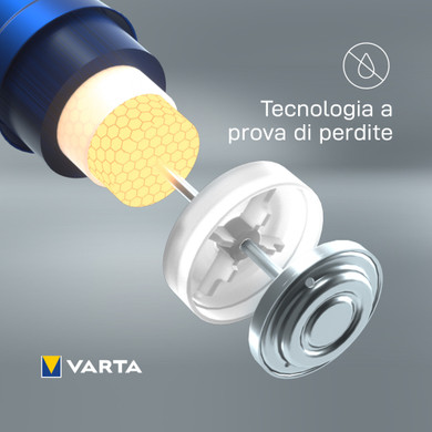 Varta Longlife Power, Batteria Alcalina, AA, Mignon, LR6, 1.5V, Blister da 10+10, Made in Germany