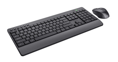 Trust Trezo tastiera Mouse incluso RF Wireless QWERTY Italiano Nero