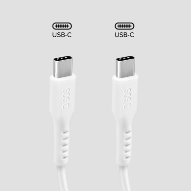 SBS TECABLETCC10W cavo USB USB 2.0 1 m USB C Bianco