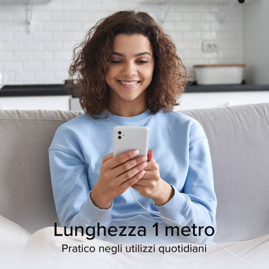 SBS TECABLETCC10W cavo USB USB 2.0 1 m USB C Bianco