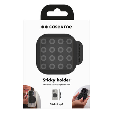 Case & Me CMSILSUCTION4 supporto per personal communication Supporto passivo Telefono cellulare/smartphone Nero