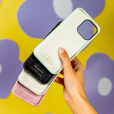 Case & Me Jelly custodia per cellulare 15,5 cm (6.1") Cover Grigio chiaro, Bianco