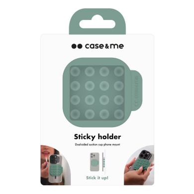 Case & Me CMSILSUCTION2 supporto per personal communication Supporto passivo Telefono cellulare/smartphone Verde