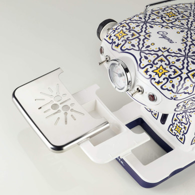 Ariete 1389 Macchina da caffè Capri, 850W, Capacità serbatoio 0,9L, Filtro ½ tazze, Vassoio raccogli goccia, Cappuccinatore