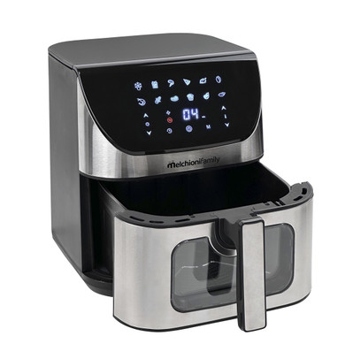 Friggitrice ad aria Melchioni Family Mari 9L, 1600W con Display Touch