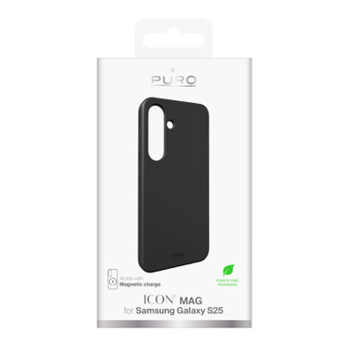 PURO PUSGS25ICONMAGBLK custodia per cellulare 15,8 cm (6.2") Cover Nero