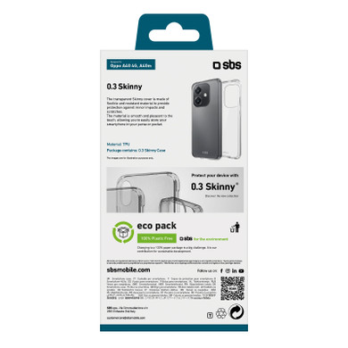 SBS TESKINOPA40T custodia per cellulare 16,9 cm (6.67") Cover Trasparente