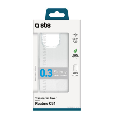SBS TESKINREGT6T custodia per cellulare 17,2 cm (6.78") Cover Trasparente