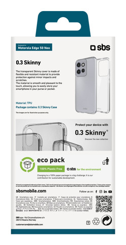 SBS TESKINMOE50NT custodia per cellulare 16,3 cm (6.4") Cover Trasparente