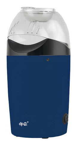 Macchina per Popcorn ad Aria Calda 1200W Blu/Trasparente