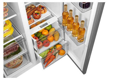 Midea MDRS619FIE46 frigorifero side-by-side Libera installazione 460 L E Acciaio inox