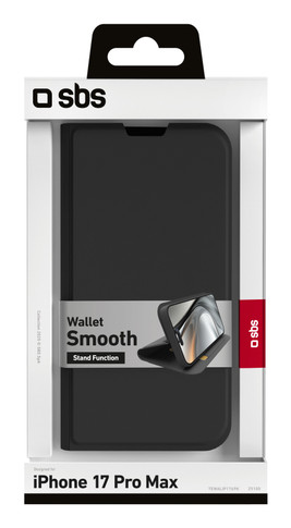 SBS TEWALIP1769K custodia per cellulare 17,5 cm (6.9") Custodia a borsellino Nero