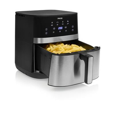 Princess 182474 Singolo 7 L Indipendente 2300 W Friggitrice ad aria calda Nero, Acciaio inox