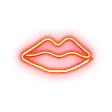 Luneonkiss Luce Decorativa LED Neon Kiss – Rosso