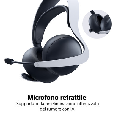 Sony Pulse Elite Auricolare Wireless A Padiglione Gaming Bluetooth Nero