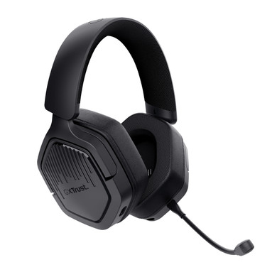 Trust GXT 493 Carus Auricolare Con cavo e senza cavo A Padiglione, Casco Gaming USB Type-C / USB Type-A Bluetooth Nero