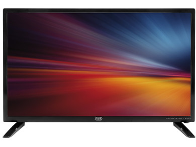Trevi TV LED 24" HD con ricevitore DVBT-T2/DVBS-S" con codec H.265 10 Bit e Alimentatore 12V 3A con adattatore di rete