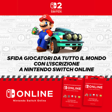 Nintendo Mario kart world Standard Cinese semplificato, Cinese tradizionale, Tedesca, DUT, Inglese, ESP, Francese, ITA, Giapponese, Coreano, Portoghese, Russo Nintendo Switch 2