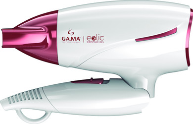 GA.MA Phon Eolic Ceramic Ion, Motore DC Ultraleggero, 1600 W, Asciugatura Rapida, Componenti in Ceramica per Capelli Sani e Luminosi, Anti Crespo, 4 Combinazioni di Temperatura e Velocità