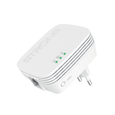 Strong POWERLWF600DUOMINI adattatore di rete PowerLine 600 Mbit/s Collegamento ethernet LAN Wi-Fi Bianco 2 pz