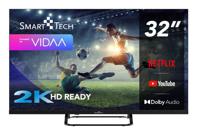 Smart-Tech 32HV02V TV 81,3 cm (32") HD Smart TV Wi-Fi Nero 180 cd/m²