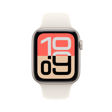 Apple Watch SE (3nd generation) SE 3 GPS 44mm Cassa Alluminio Galassia con Sport Band Galassia - M/L
