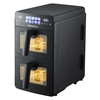 Melchioni Family GIULIA Friggitrice ad Aria Doppio Cassetto 10L 2600W