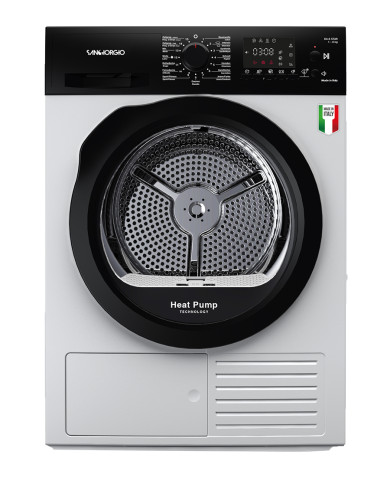 Asciugatrice Carica Frontale Inverter 8 kg - 15 Programmi, Efficienza C