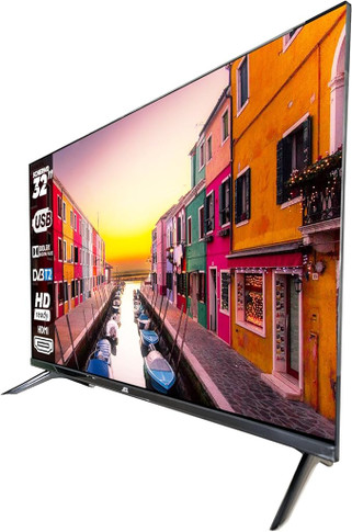 JCL 32" HD Ready TV (DVB-T2/S2) - Televisore LED 720p con 2xHDMI, USB e Audio Dolby