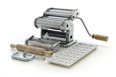 SFOGLIATRICE PASTAIA ITALIANA IMPERIA iPasta 3508 - Macchina Manuale per Pasta Fresca Made in Italy