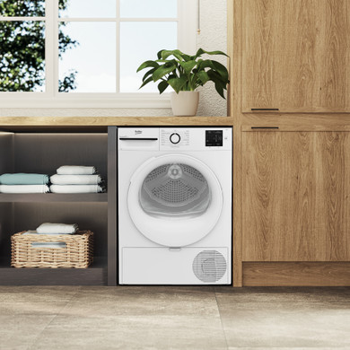 Beko BMT93EW 9kg, Classe D, Linea Estetica NX, motore asincrono, Display digitale, colore Bianco, oblò Bianco