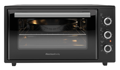 Melchioni Ardente 45 Forno Elettrico Ventilato Nero 300°C 1634W