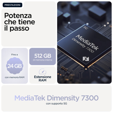 Motorola moto g86 power 5G 16,9 cm (6.67") Doppia SIM Android 15 USB tipo-C 8 GB 512 GB 6720 mAh Lillà