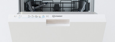 Indesit Lavastoviglie BI 45 cm classe E, 10 coperti, Push&Go, 46 dba