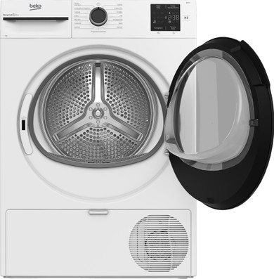 Beko BMTEP73EB 7kg, Classe D, Linea Estetica NX, motore asincrono, Display digitale, colore Bianco, oblò Nero