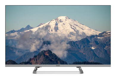 SABA TV 32" HD READY, Triplo ter DVBT2/C/S2 HEVC MAIN10, Certificato TivuSAT, Piedistallo centrale, Dolby Audio