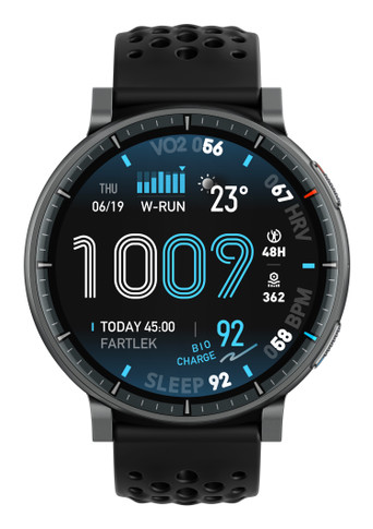 Amazfit Active Max display ultra luminoso da 1,5 pollici, 4 GB di memoria, mappe offline, monitoraggio dell'energia BioCharge