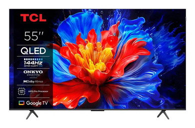 TCL P8K Serie Smart TV QLED 4K 55" 55P8K, 144Hz, audio Onkyo 2.1, Dolby Vision & Atmos, Google TV