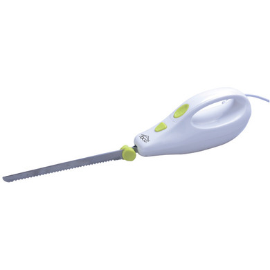 DCG Eltronic EM2121 coltello elettrico 100 W Acciaio inox, Bianco