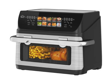 DCG Friggitrice ad Aria FR3613D 10L 2400W Dual Zone Touch