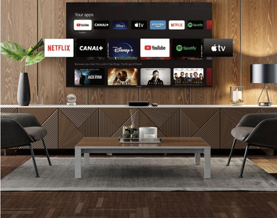 Thomson Streaming Box Nero 4K Ultra HD 32 GB Wi-Fi Collegamento ethernet LAN