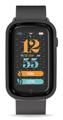 Techmade Steps 3,68 cm (1.45") Digitale Touch screen Nero