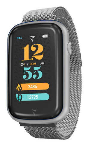 Techmade Steps 3,68 cm (1.45") 44 mm Digitale Touch screen Grigio