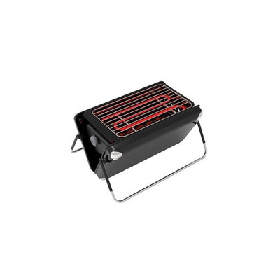 DCG Barbecue Portatile 3 in 1 Carbone Elettrico Gas 1800W Nero