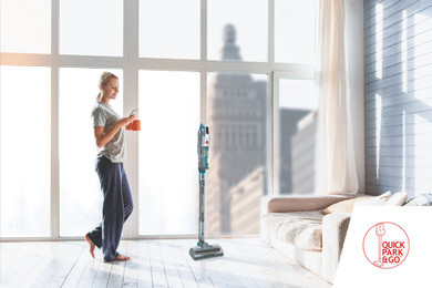 Hoover HF522YSE 011 Aspirapolvere a bastone 2 in 1 Batteria Secco e bagnato Micro Senza sacchetto 0,45 L 330 W Grigio
