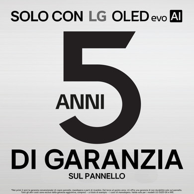 LG OLED evo AI 55'' Serie G6S OLED55G66LS, 4K, Hyper Radiant Color, Processore α11 Gen3, VRR 165Hz,G-Sync, SMART TV 2026